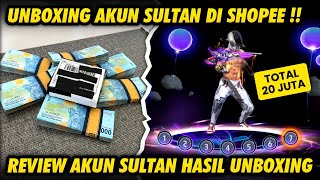 UNBOXING PAKET AKUN FREE FIRE PALING SULTAN !! REVIEW AKUN SULTAN - GARENA FREE FIRE