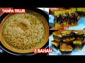 Martabak manis teflon 3 bahan no telur takaran sendok dak 129