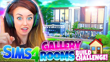 🏡GALLERY ROOMS ONLY!!🏡 -  The Sims 4 BUILD Challenge