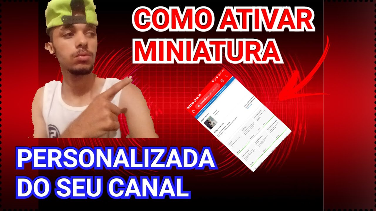 TUTORIAL COMO ATIVAR MINIATURA DE VIDEO PERSONALIZADA NO YOUTUBE ...