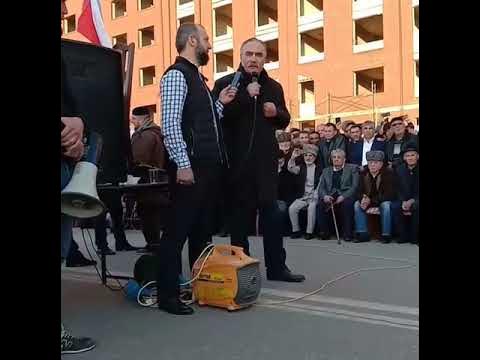 Руслан Аушев в Магасе - YouTube