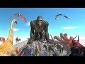 KONG VS EVERY UNIT (New Map Death Run) - Animal Revolt Battle Simulator