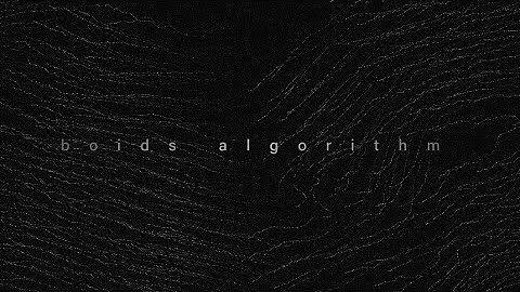 boids algorithm in p5.js (4K)