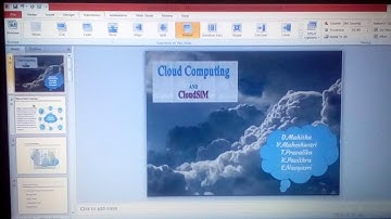 Cloud computing and CloudSim