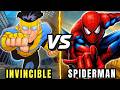 WHO WILL WIN IN SPIDERMAN vs INVINCIBLE EPIC VERSUS BATTLE ! 🔥