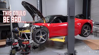 Ferrari 458 wiring disaster! this will ...