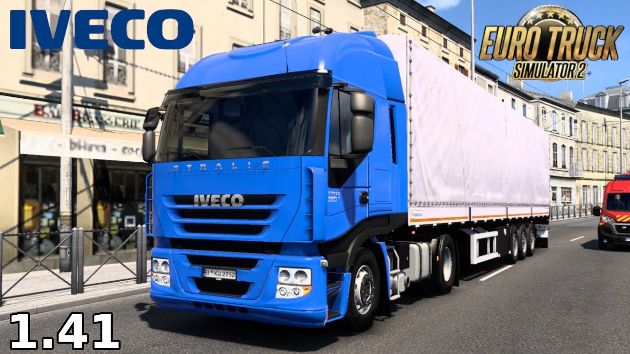 (ETS2 1.41) Iveco AS2 + Tirsan Trailer Euro Truck Simulator 2 Mods