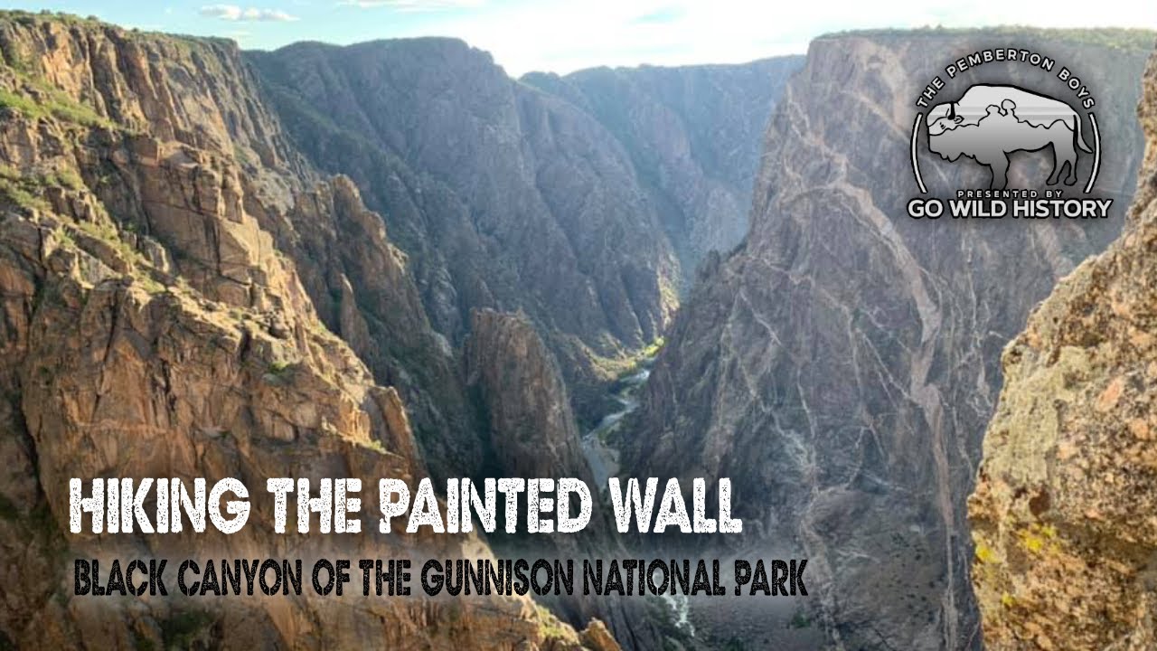 Painted Wall Overlook In Black Canyon Of The Gunnison National Park, C –  georgemillerart