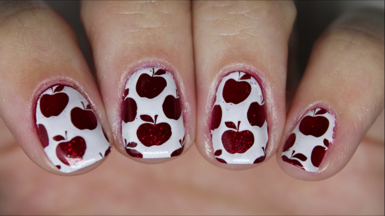 Apple Themed Nail Art - wide 2