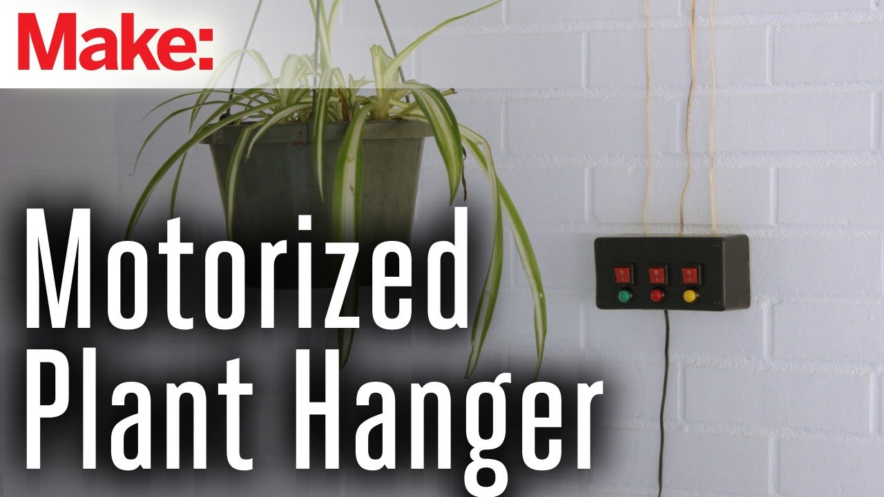 Motorized System for Hanging Plants 