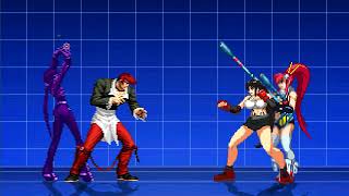 Kof Mugen Yagami Iorime & Flame Purple Vs Tifa & Yoko 10Th Dual