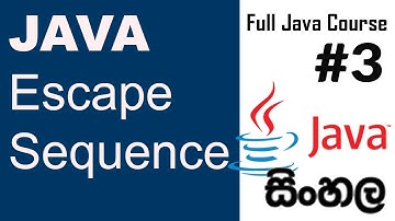 How to Use escape special characters in java |  java escape special characters | Part 03