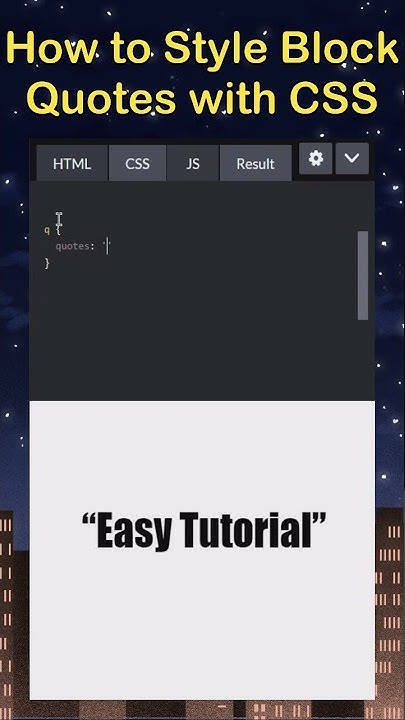How to Style Block Quotes with CSS - Web Design Tutorial | CSS Daily ...