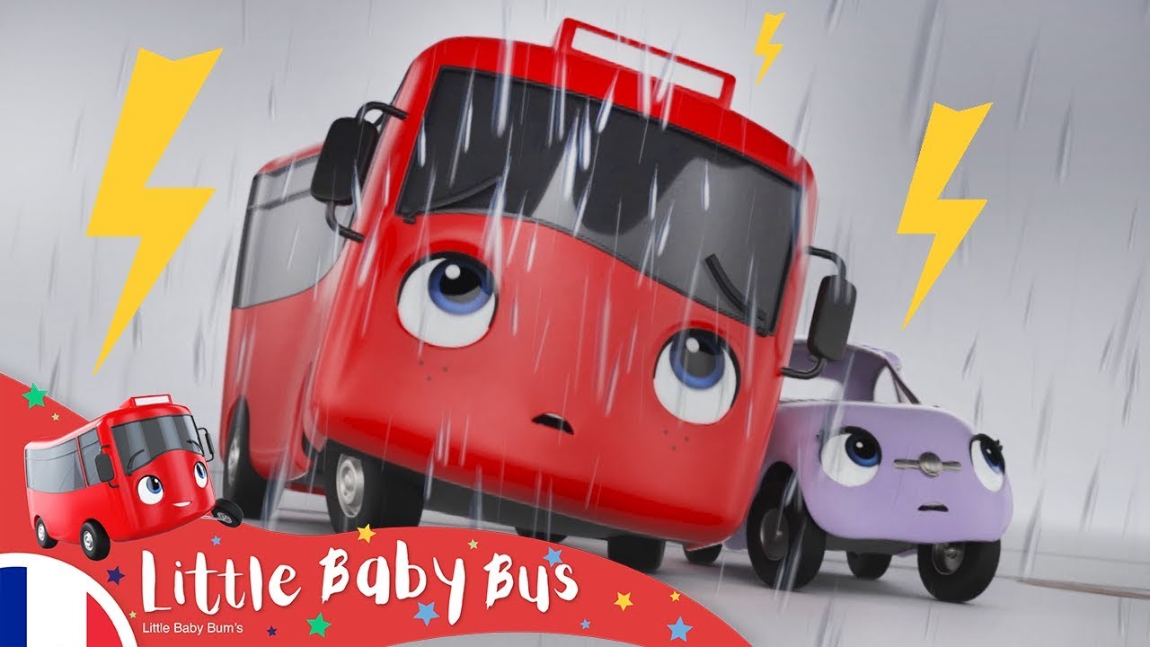 Mon petit bus rouge et la tempête | Little Baby Bus en Français