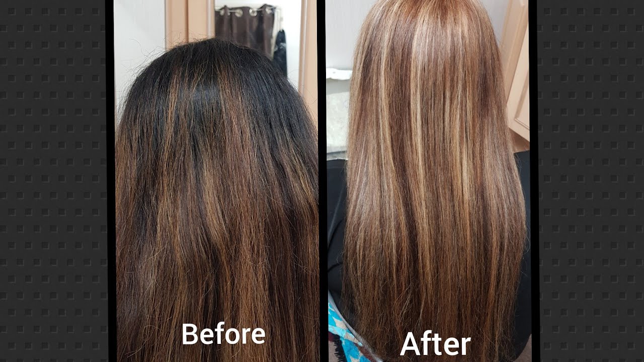 (FULL TUTORIAL) How to highlight hair/ technique of Highlights - YouTube