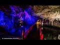 【4K】 岡山にある八つ墓村の映画の撮影に使用された洞窟が神秘的で美しい 【満奇洞】Mysterious Japanese cave
