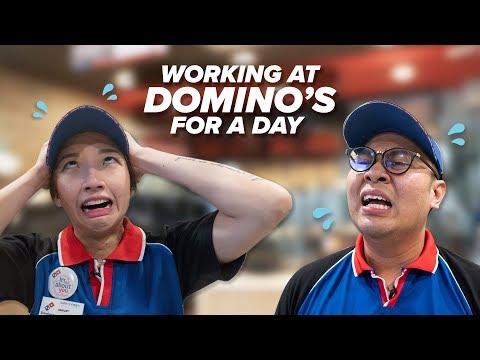 We Try Working At Domino's For A Day | SAYS CubaTry | Presented by Domino Malaysia