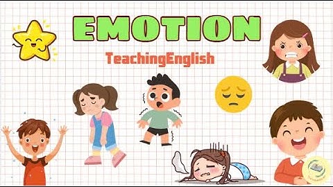 Bé học từ vựng cảm xúc - emotions  for kids