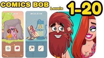 Comics Bob Game All Levels 1 - 20 Gameplay Walkthrough Review | (IOS - Android)