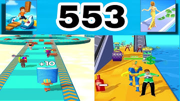 Shortcut Run VS Run Rich 3D: GameplayWalkthrough All Levels ( part 553)