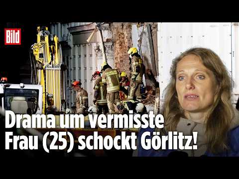 GÖRLITZ: Vermisste Frau (25) tot in Trümmern gefunden nach Hauseinsturz