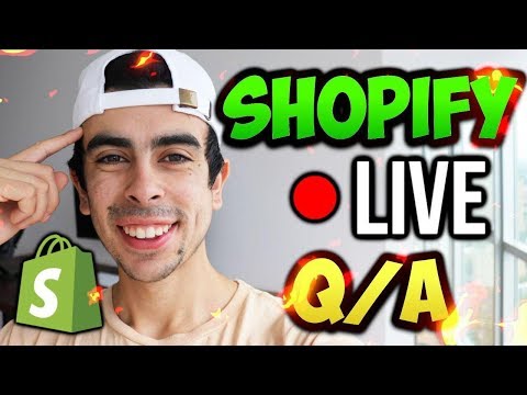 Shopify Dropshipping LIVE Q/A Value BOMB Session!