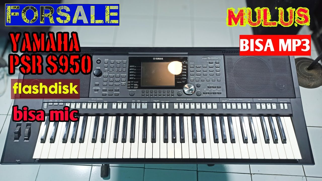 DIJUAL|PSR S950 SAMPLING