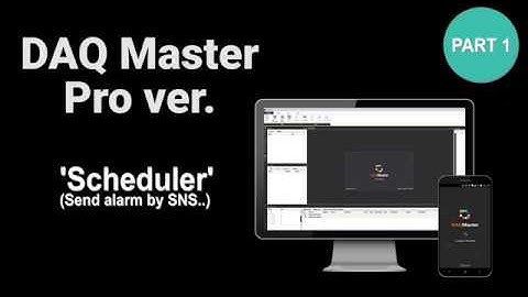 DAQ Master Pro_Scheduler
