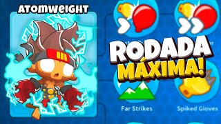 RODADA MÁXIMA com o Macaco Boxeador no primeiro caminho! | Bloons TD 6