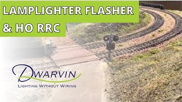 Dwarvin Lamplighter® FL - Flasher Unit with RR Crossing for your HO Layout and other scales.