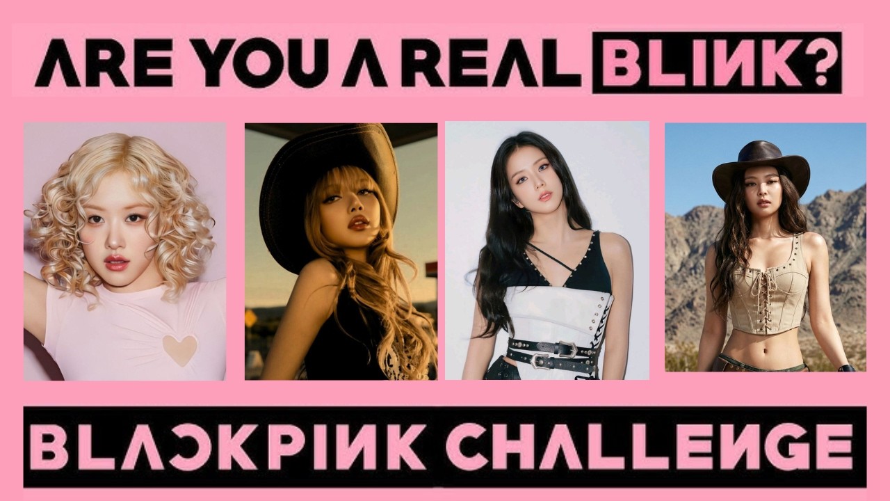 BLACKPINK QUIZ: ARE YOU A REAL BLINK? 🖤🩷 | KPOP GAME @StylePookie_777
