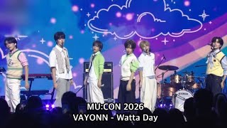 MU:CON 2026 | VAYONN-Watta Day | 260902