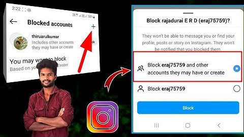 How to See Blocked Accounts On Instagram \ How to Block & Unblock Instagram Accounts New in Tamil
