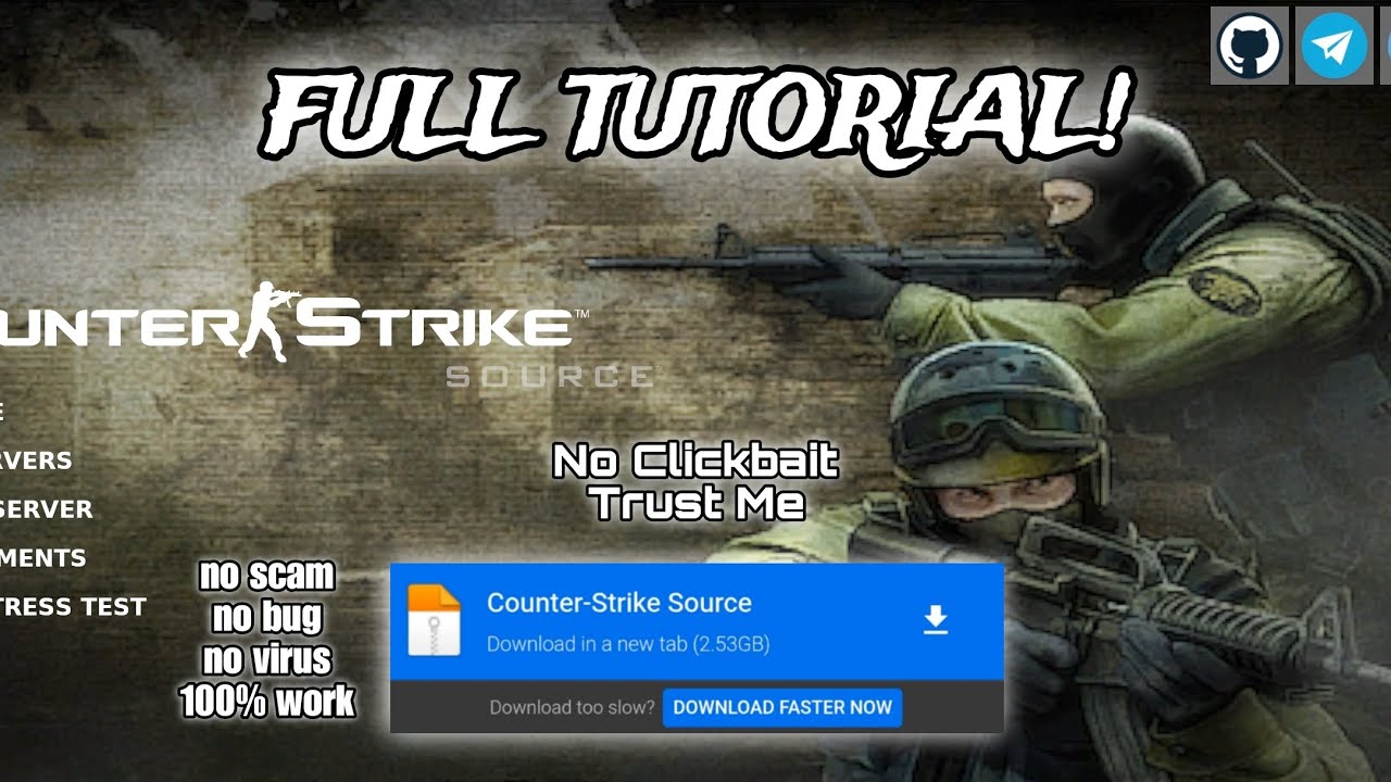 How To Download Counter Strike Source On Mobile? Full Tutorial