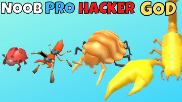 NOOB vs PRO vs HACKER vs GOD in MERGE MASTER: INSECT FUSION !