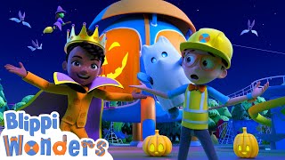 blippis halloween hideout song blippi wonders educational videos for kids