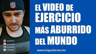 ** EL VIDEO DE EJERCICIO MÁS ABURRIDO DEL MUNDO ** RETO DE FACEBOOK (EJERCICIO)