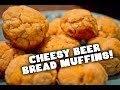 Cheesy Beer Bread Muffins on the Pellet Grill