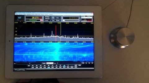 PowerSDR/IF on a Tablet with Idisplay VK2DAG