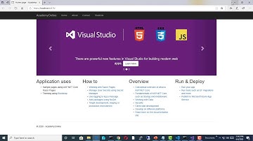 01 Introduction to Razor Pages with ASP net Core 2 1