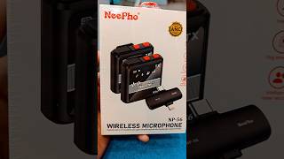 Neepho Dual ANC Wireless Mic.#shahtech #shorts #viral #neepho.