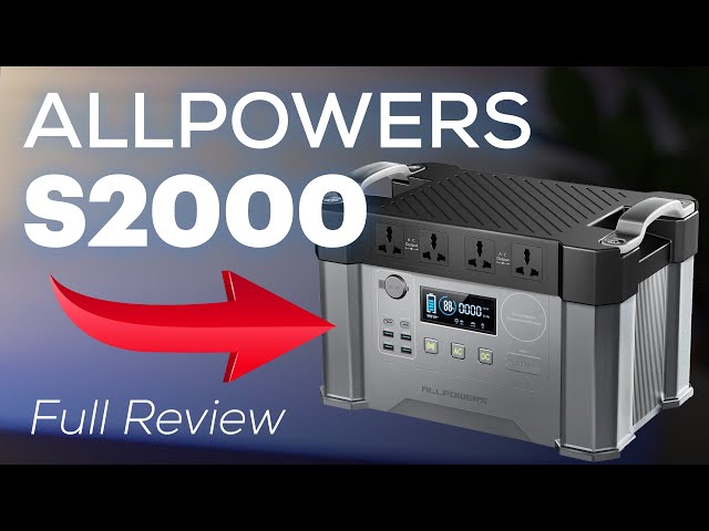 Allpowers S2000 2000W Portable Power Station Review: A Missed