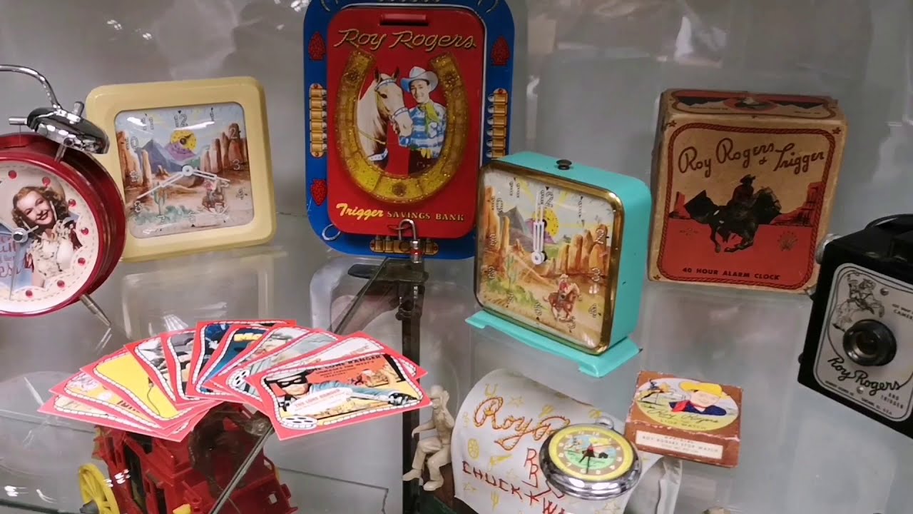 Roy Rogers Collectibles, Vintage & Antique Toy Collection - YouTube