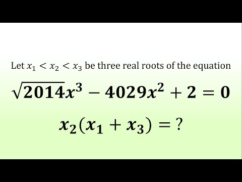 هل تريد حل هذه المعادلة التكعيبية المذهلة شاهد هنا  2014