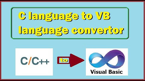 C Language to VB language Convertor | VB net CSharp Java Android Python Project Idea and Demo VB125