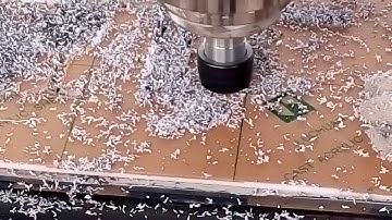 CNC router BMG-1325--Cutting ACP and acrylic