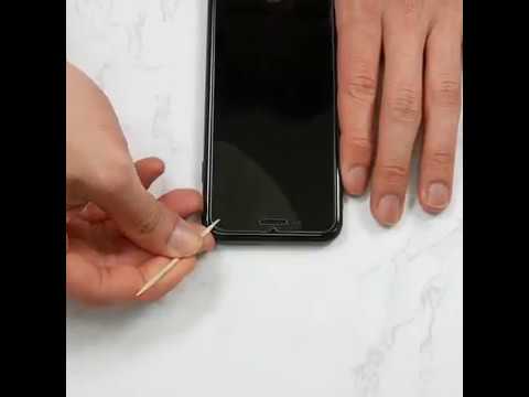 Quick Tip to Easily Remove Glass Screen Protectors!