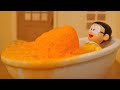 Doraemon stop motion anime「ドラえもん のび太の新恐竜バスボール  」