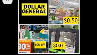 🔥DOLLAR GENERAL 90% OFF EASTER & CALENDARS & PENNY SHOPPING🔥 #dealhunter #pennyshopping