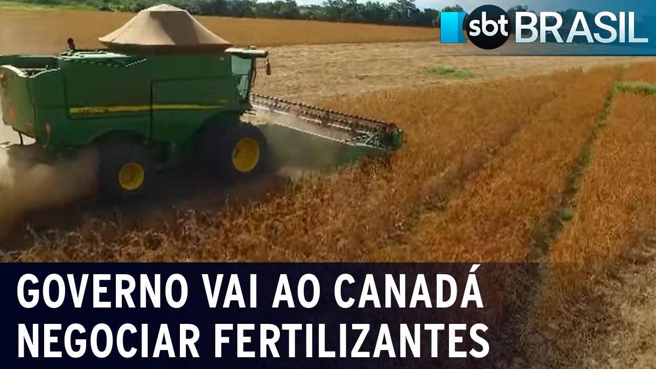 Governo vai ao Canadá para negociar fertilizantes | SBT Brasil (02/03/22)